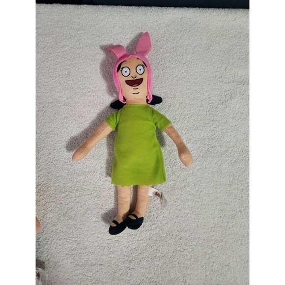 Bob Burger Gene Belcher and Louise Belcher Plush - Picture 4 of 4